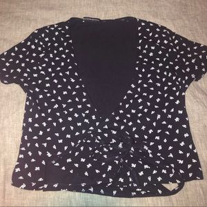 Brandy Melville Wrap Top